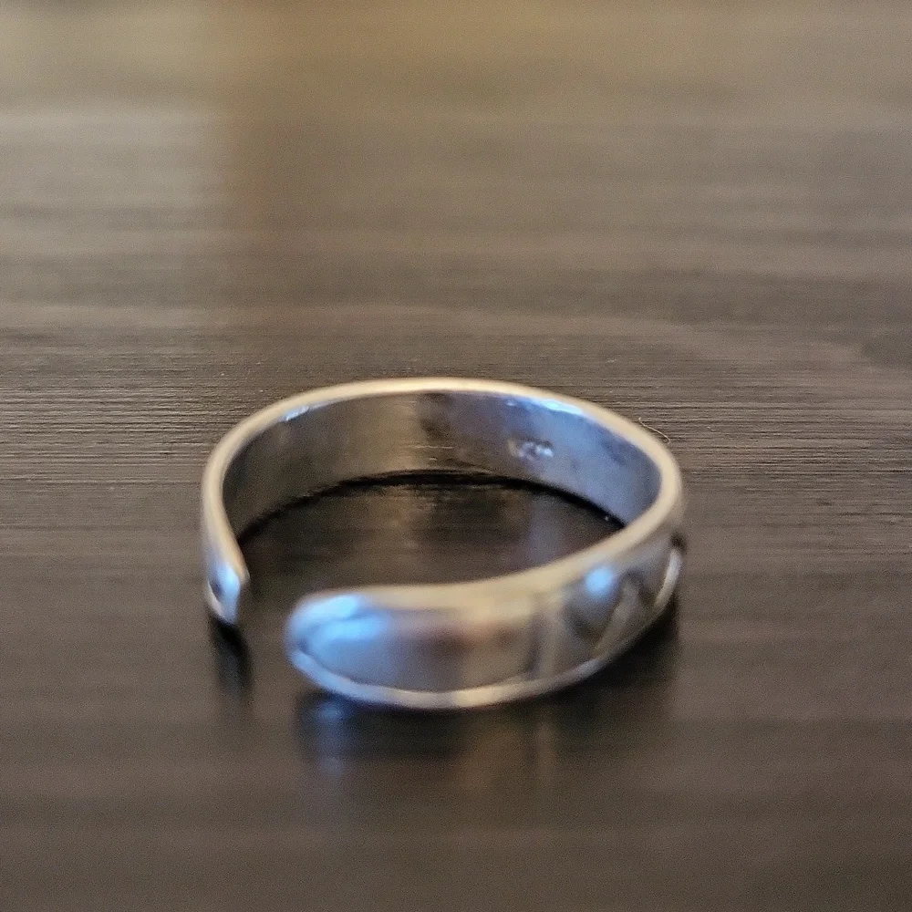 925 Silver Adjustable Toe Ring